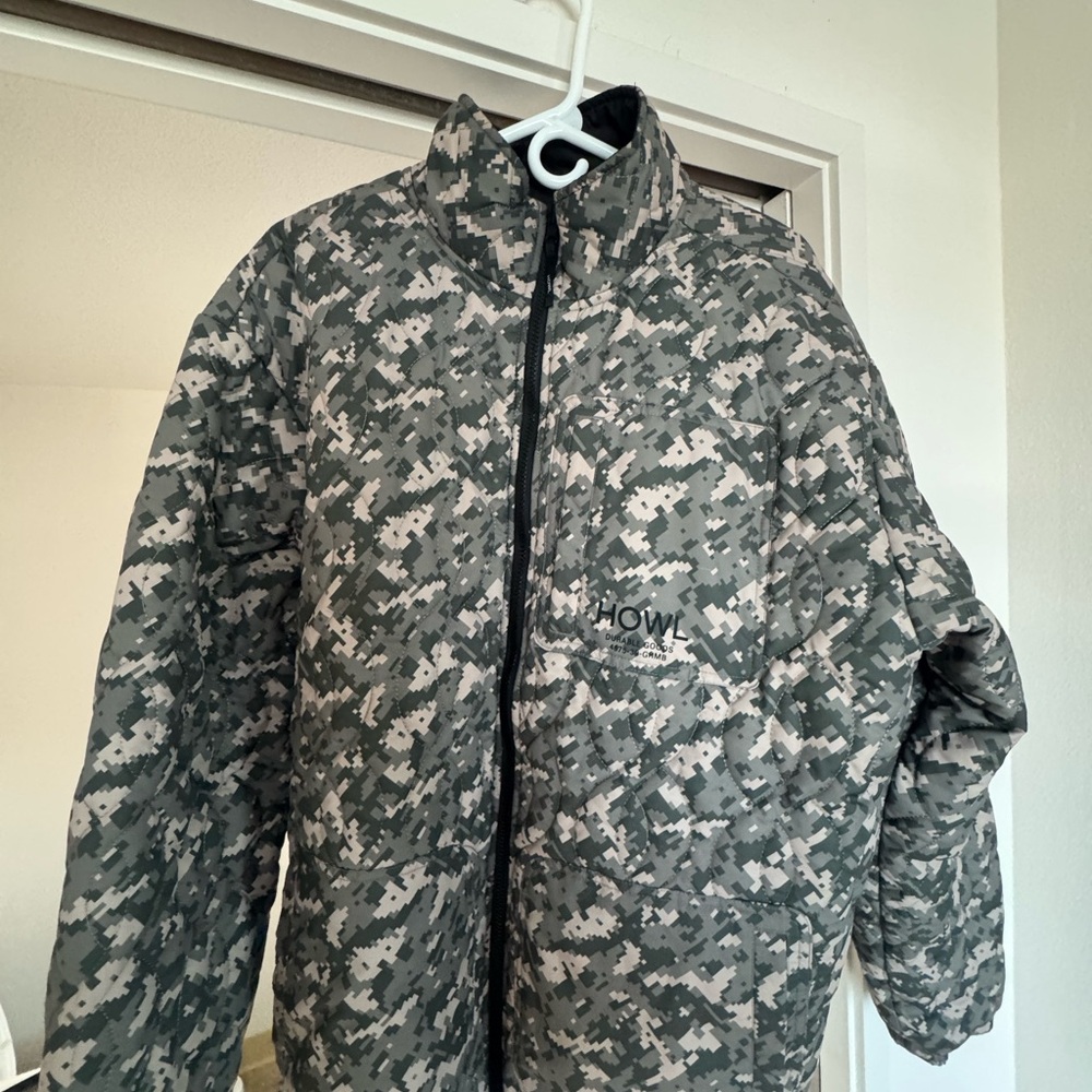 HOWL Snowboard REVERSIBLE jacket insulated XL camo/blk